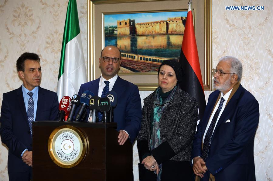 LIBYA-TRIPOLI-ITALY-FM-PRESS CONFERENCE