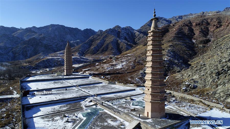 CHINA-NINGXIA-HELAN MOUNTAIN-WINTER SCENERY (CN)