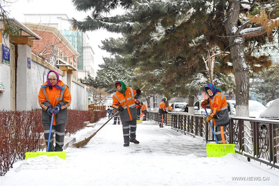 CHINA-CHANGCHUN-SNOWFALL (CN)