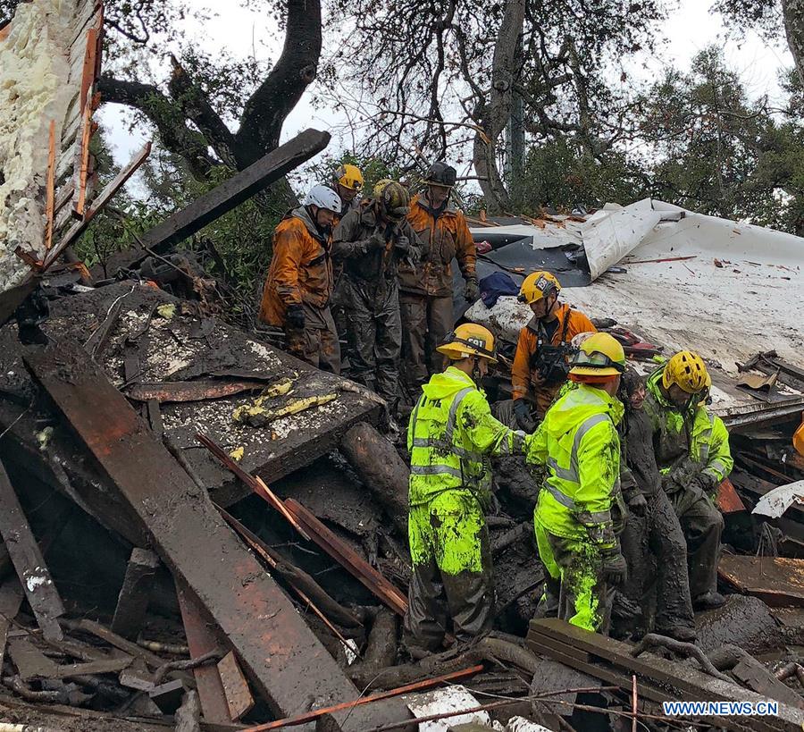 U.S.-CALIFORNIA-MONTECITO-MUDSLIDES