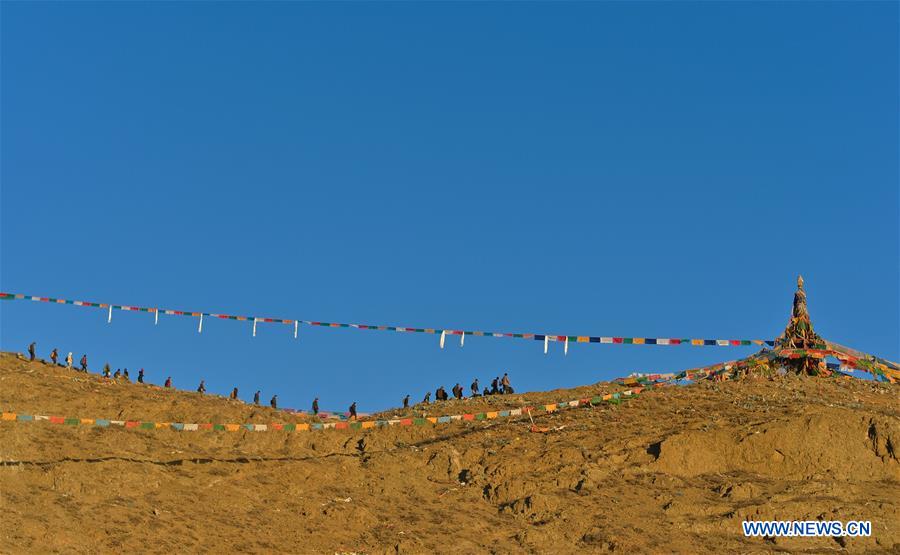 CHINA-XIGAZE-NEW YEAR-PRAYER FLAG (CN)