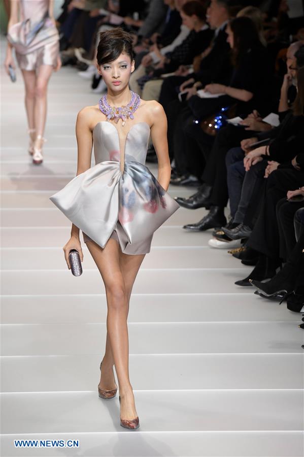 FRANCE-PARIS-FASHION WEEK-HAUTE COUTURE-GIORGIO ARMANI PRIVE