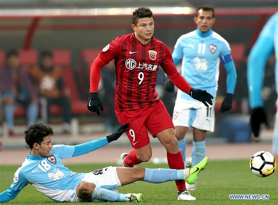 (SP)CHINA-SHANGHAI-SOCCER-AFC CHAMPIONS LEAGUE-QUALIFICATION-SHA VS CHI(CN)