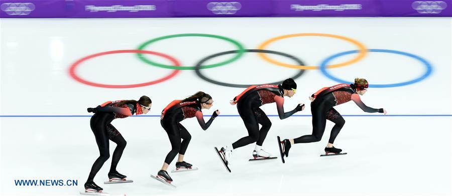 (SP)OLY-SOUTH KOREA-PYEONGCHANG-SPEED SKATING-TRAINING