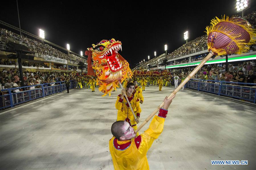 BRAZIL-RIO DE JANEIRO-CARNIVAL-CHINA'S SILK ROAD