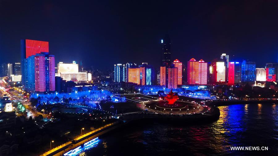 CHINA-QINGDAO-NIGHT VIEW (CN)