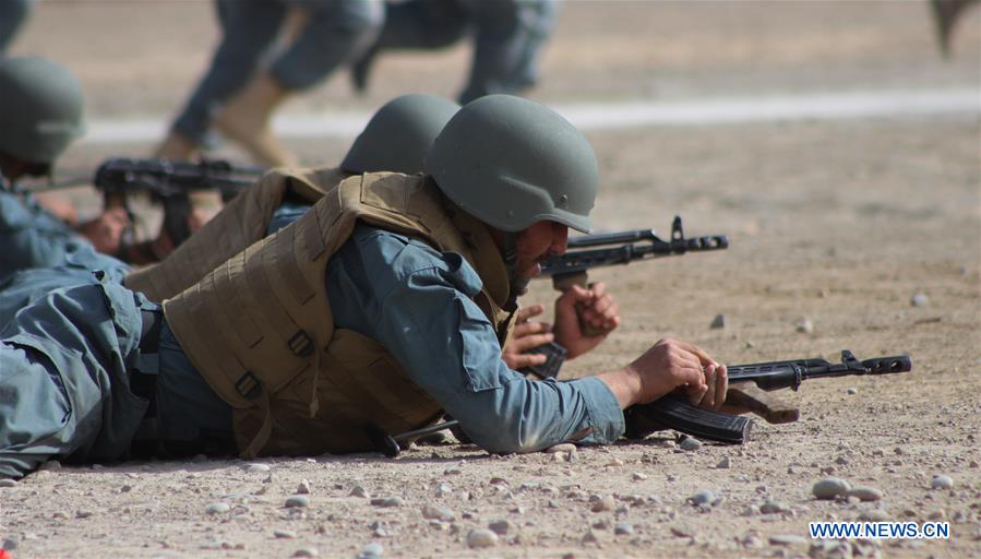 AFGHANISTAN-HELMAND-LASHKAR GAH-MILITARY TRAINING