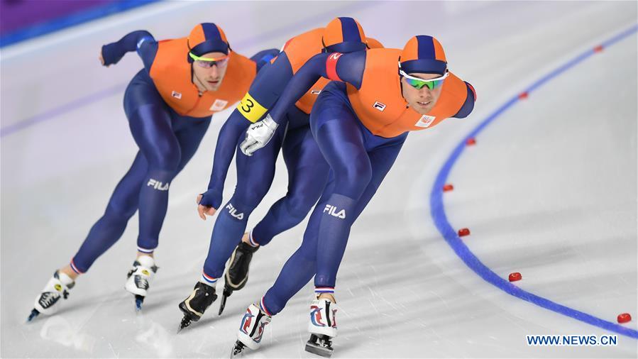 (SP)OLY-SOUTH KOREA-PYEONGCHANG-SPEED SKATING-MEN'S TEAM PURSUIT