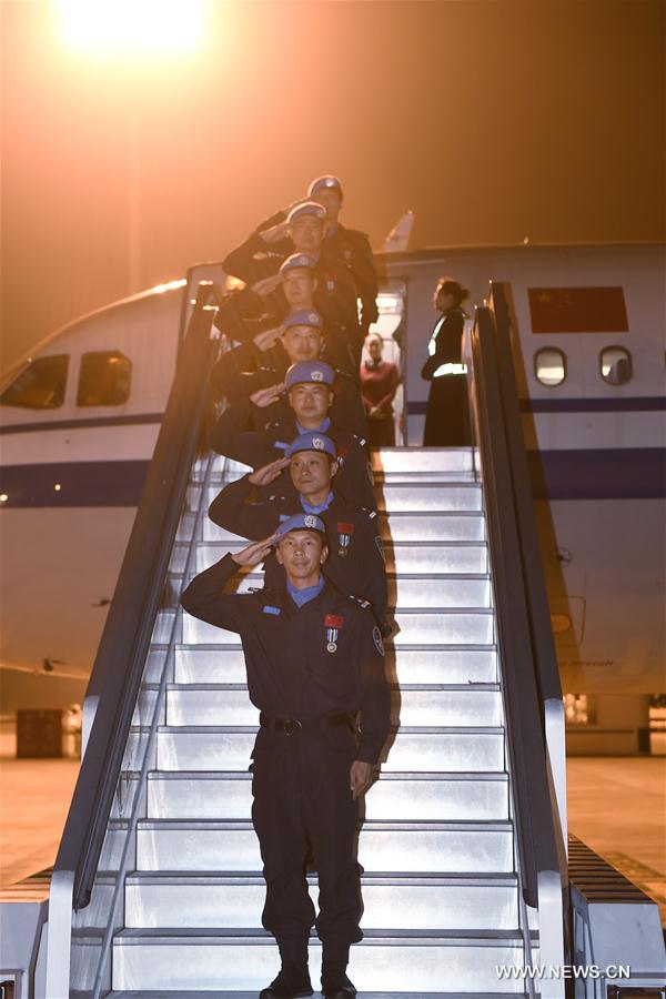 CHINA-HANGZHOU-SOUTH SUDAN-PEACEKEEPERS-RETURN (CN)