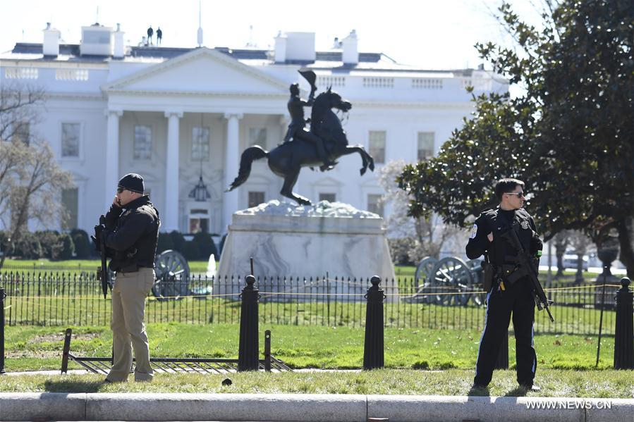 U.S.-WASHINGTON D.C.-WHITE HOUSE-SHOOTING