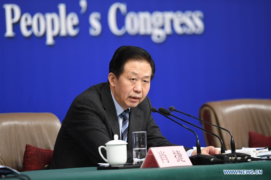 (TWO SESSIONS)CHINA-BEIJING-NPC-PRESS CONFERENCE-FINANCE (CN)