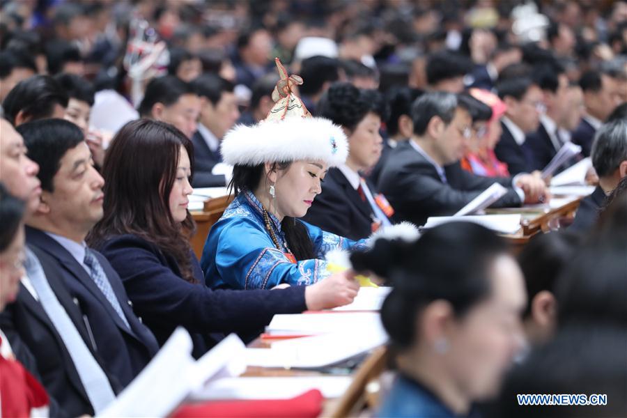 (TWO SESSIONS)CHINA-BEIJING-NPC-SECOND PLENARY MEETING (CN)