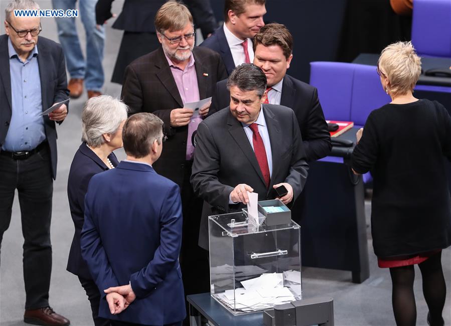 GERMANY-BERLIN-MERKEL-CHANCELLOR-RE-ELECTED