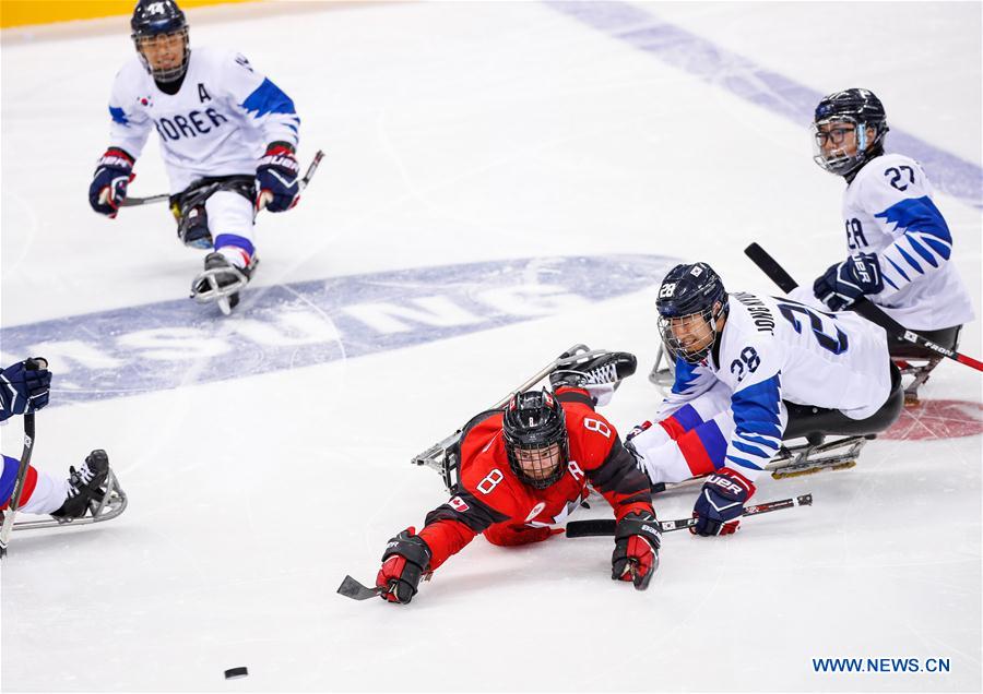 (SP)OLY-PARALYMPIC-SOUTH KOREA-GANGNEUNG-ICE HOCKEY-MIXED PLAY-OFFS SEMIFINAL-CANADA VS SOUTH KOREA