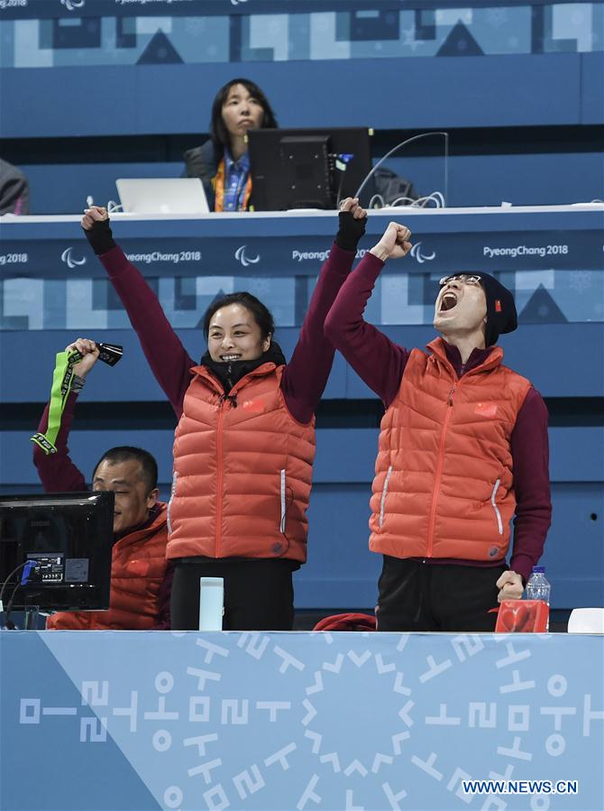 (SP)OLY-PARALYMPIC-SOUTH KOREA-GANGNEUNG-WHEELCHAIR CURLING-CHINA-GOLD MEDAL