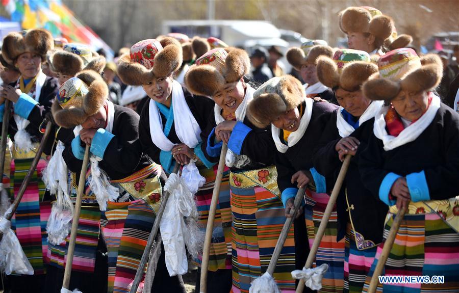 CHINA-TIBET-AGRICULTURE-SPRING PLOUGHING (CN)