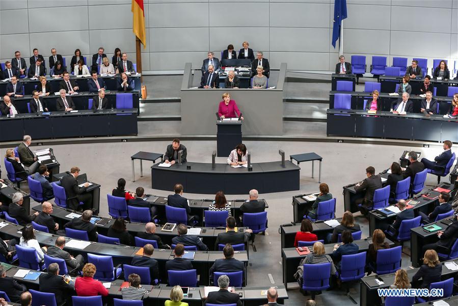 GERMANY-BERLIN-MERKEL-GOVERNMENT STATEMENT