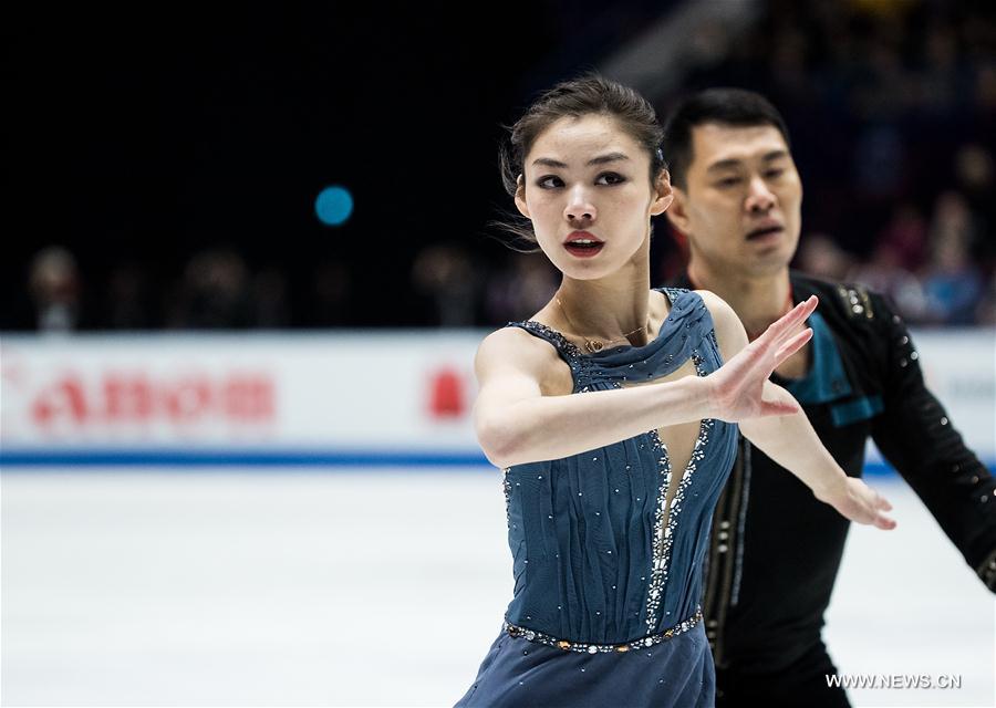 (SP)ITALY-MILAN-FIGURE SKATING-ISU WORLD CHAMPIONSHIPS 