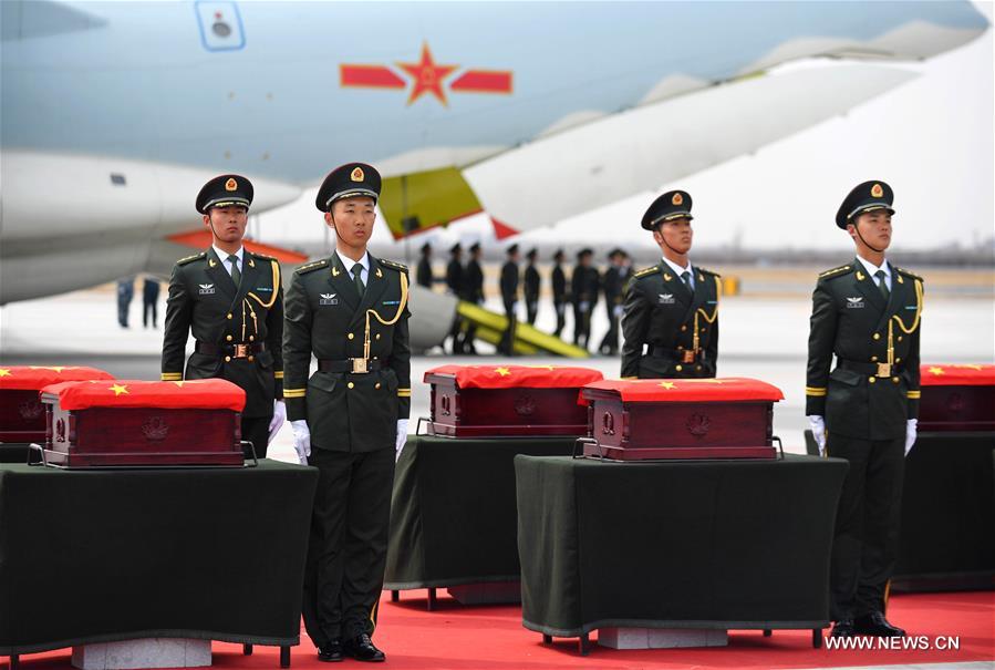 CHINA-SHENYANG-CPV SOLDIERS-REMAINS-RETURN (CN)