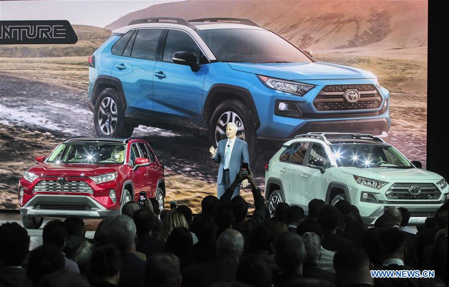 U.S.-NEW YORK-AUTO SHOW-2019 TOYOTA RAV4-DEBUT