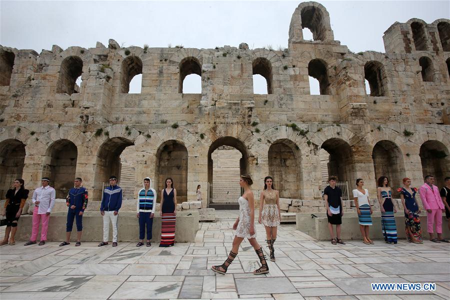 GREECE-ATHENS-ACROPOLIS-FASHION SHOW