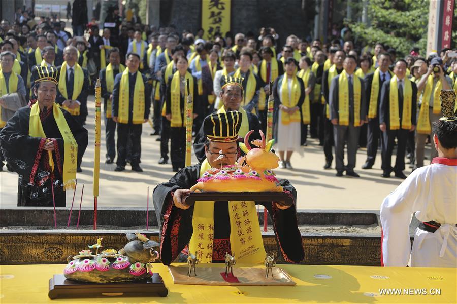 CHINA-SHAANXI-ZHANG QIAN-CEREMONY (CN)