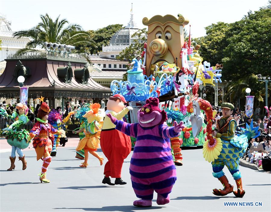 JAPAN-TOKYO DISNEY-35TH ANNIVERSARY-REHEARSAL