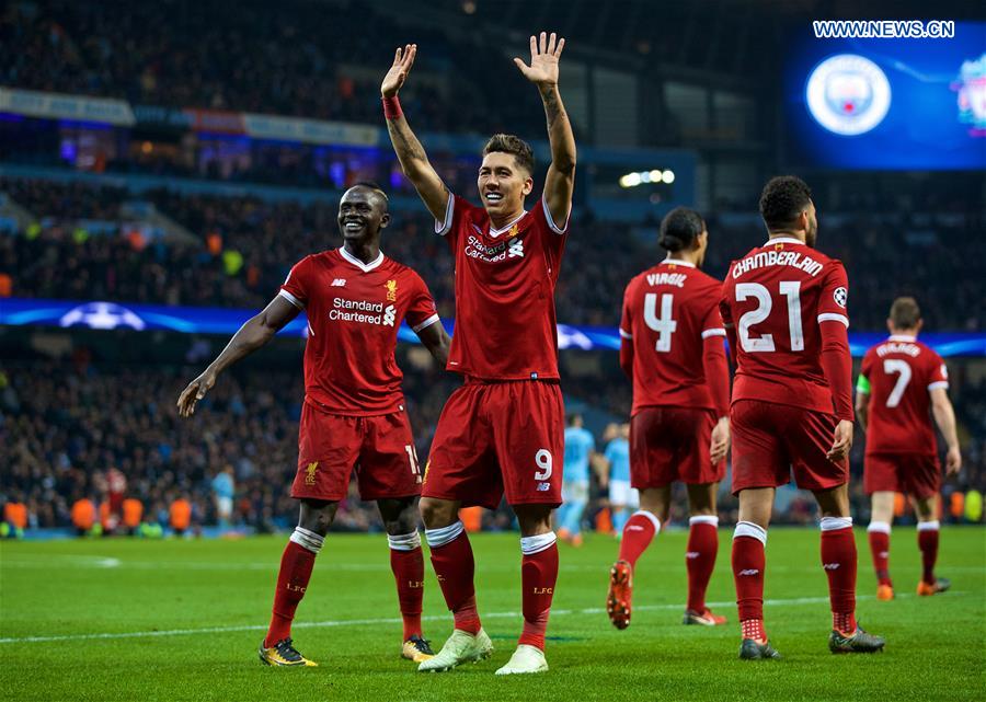 (SP)BRITAIN-MANCHESTER-SOCCER-UEFA CHAMPIONS LEAGUE-MANCHESTER CITY VS LIVERPOOL