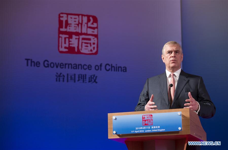 BRITAIN-LONDON-XI JINPING-BOOK ON GOVERNANCE-LAUNCH