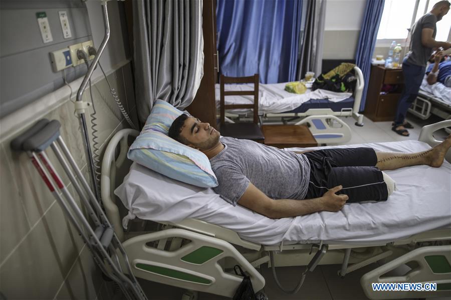 MIDEAST-GAZA-INJURED