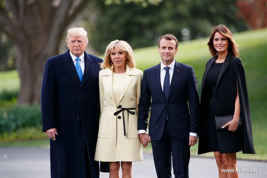 U.S.-WHASHINGTON D.C.-TRUMP-MACRON