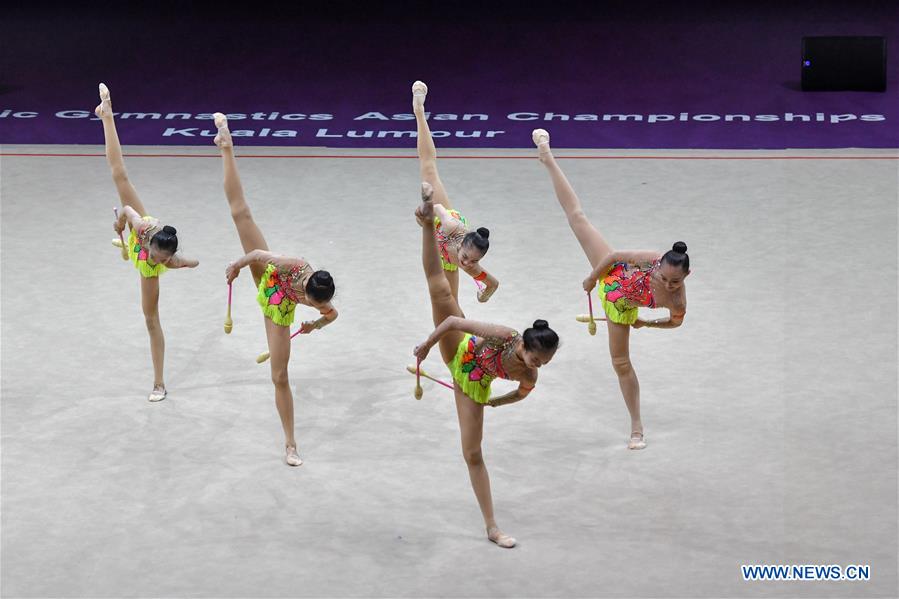 (SP)MALAYSIA-KUALA LUMPUR-RHYTHMIC GYMNASTICS ASIAN CHAMPIONSHIPS