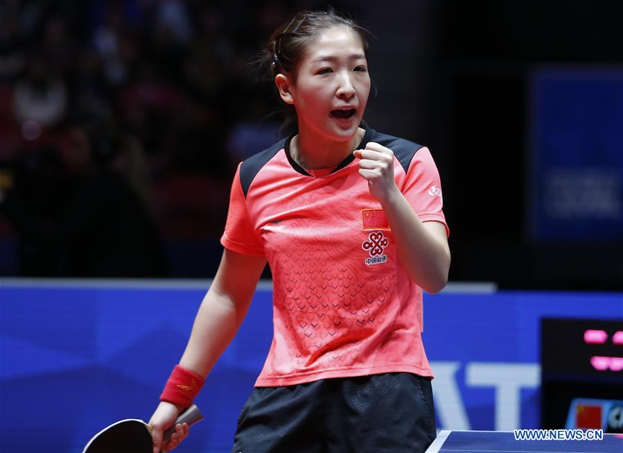 (SP)SWEDEN-HALMSTAD-ITTF WORLD TEAM CHAMPIONSHIPS 2018-WOMEN'S FINAL-CHN VS JPN