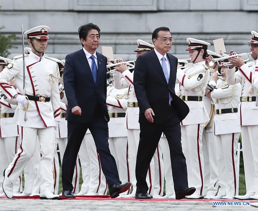 JAPAN-TOKYO-CHINA-LI KEQIANG-SHINZO ABE-TALKS