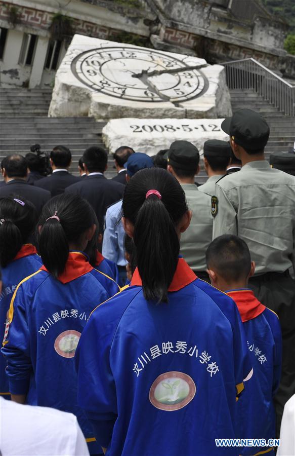 CHINA-SICHUAN-WENCHUAN-EARTHQUAKE-ANNIVERSARY-MEMORIAL CEREMONY (CN)