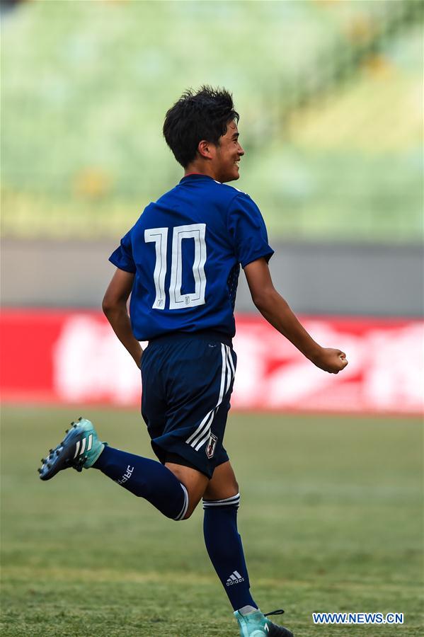 (SP)CHINA-JIANGSU-JIANGYIN-FOOTBALL-CFA INTERNATIONAL YOUTH TOURNAMENT-JPN VS IRAN