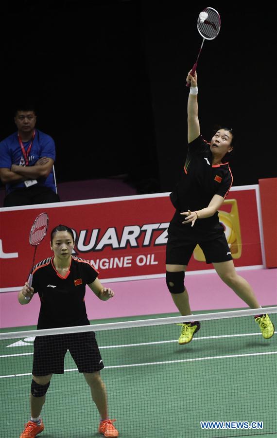 (SP)THAILAND-BANGKOK-BADMINTON-UBER CUP