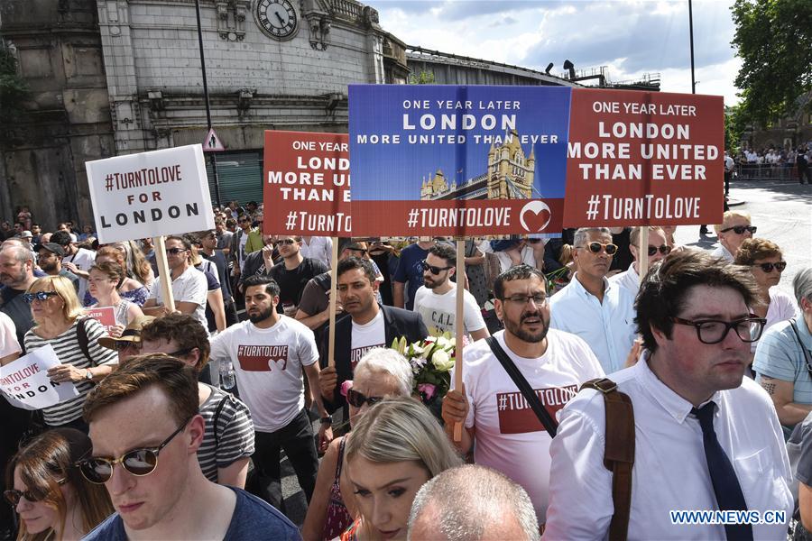 BRITAIN-LONDON-LONDON BRIDGE ATTACK-ONE YEAR ANNIVERSARY