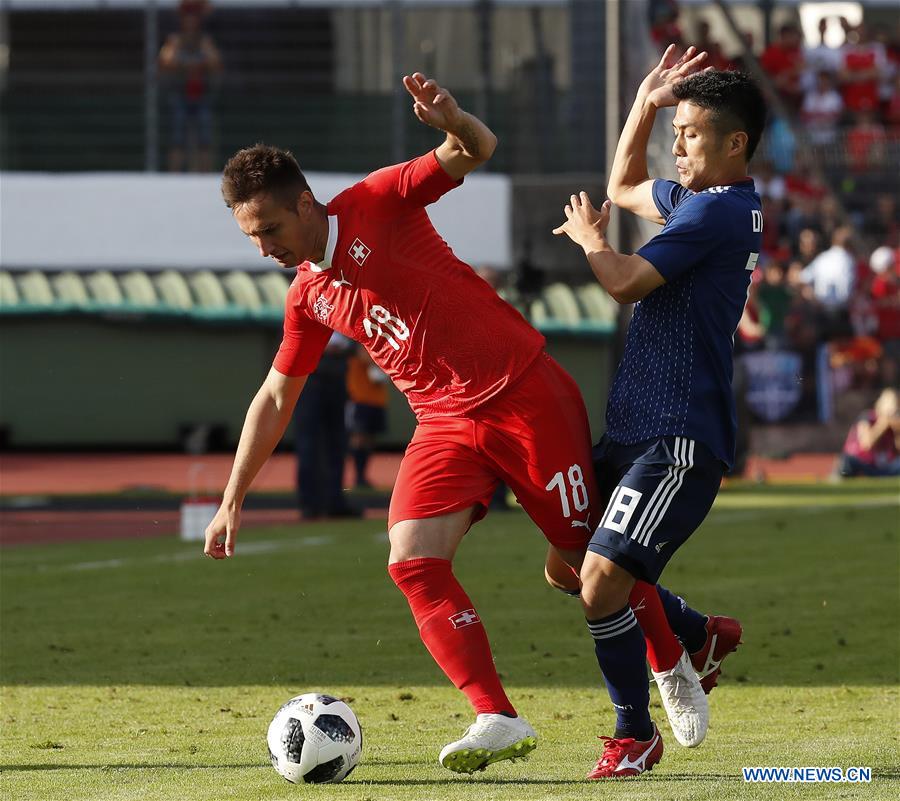 (SP)SWITZERLAND-LUGANO-SOCCER-FRIENDLY-SWITZERLAND VS JAPAN