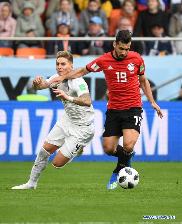 (SP)RUSSIA-YEKATERINBURG-2018 WORLD CUP-GROUP A-EGYPT VS URUGUAY