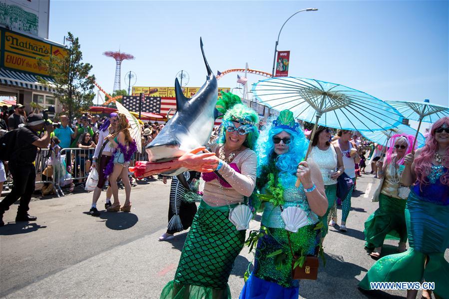 U.S.-NEW YORK-MERMAID PARADE