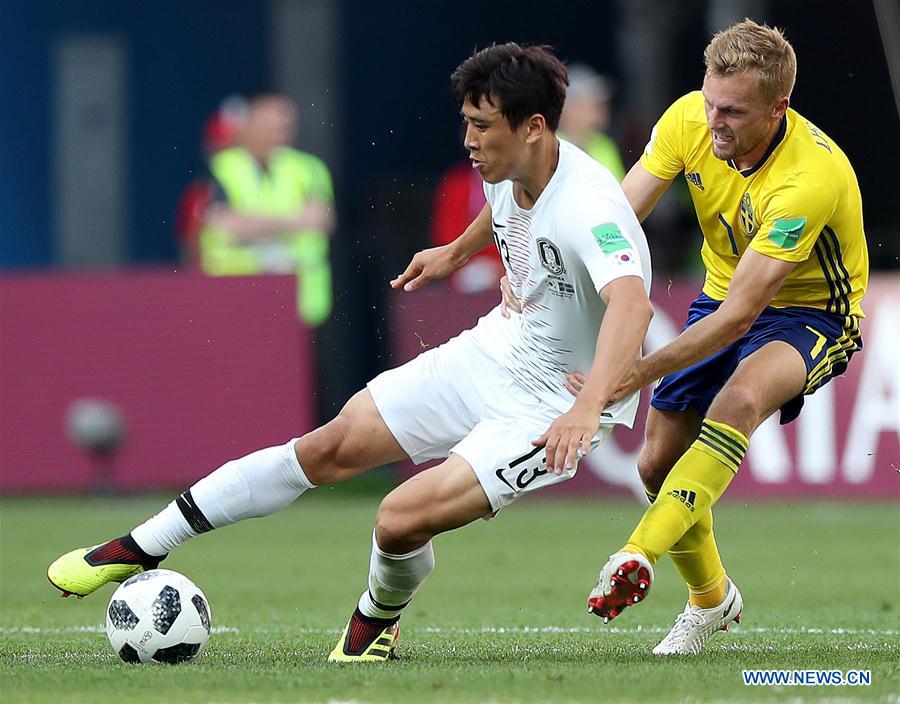 (SP)RUSSIA-NIZHNY NOVGOROD-2018 WORLD CUP-GROUP F-SWEDEN VS SOUTH KOREA 