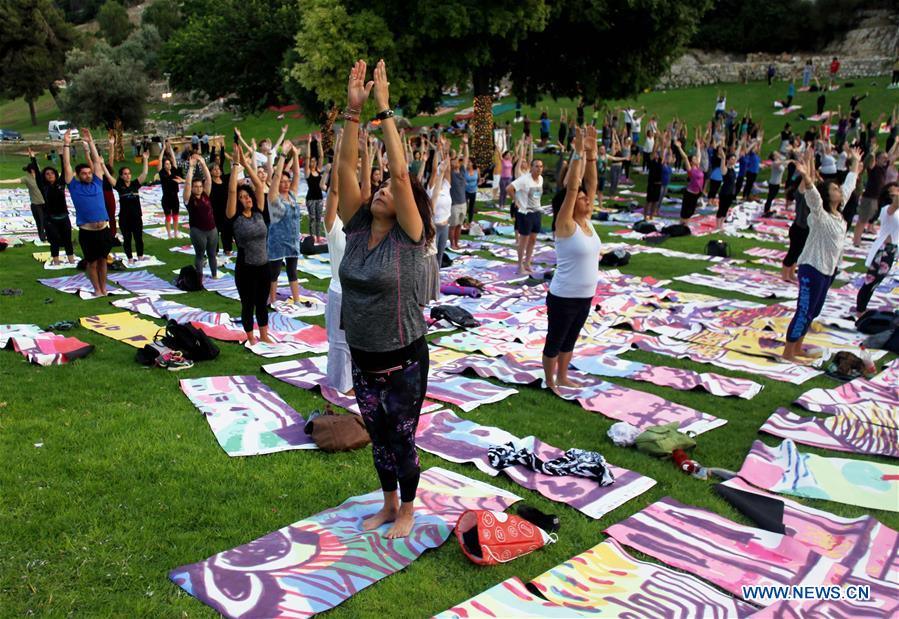 MIDEAST-JERUSALEM-INTERNATIONAL YOGA DAY