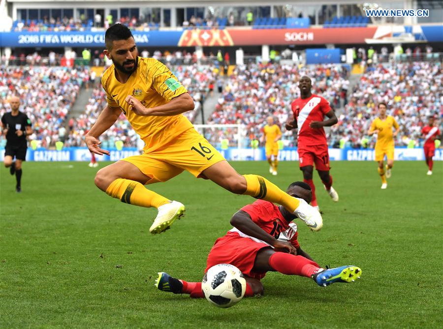 (SP)RUSSIA-SOCHI-2018 WORLD CUP-GROUP C-AUSTRALIA VS PERU