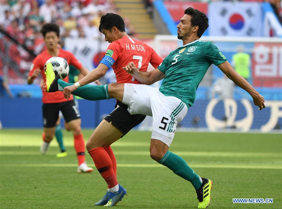 (SP)RUSSIA-KAZAN-2018 WORLD CUP-GROUP F-GERMANY VS SOUTH KOREA