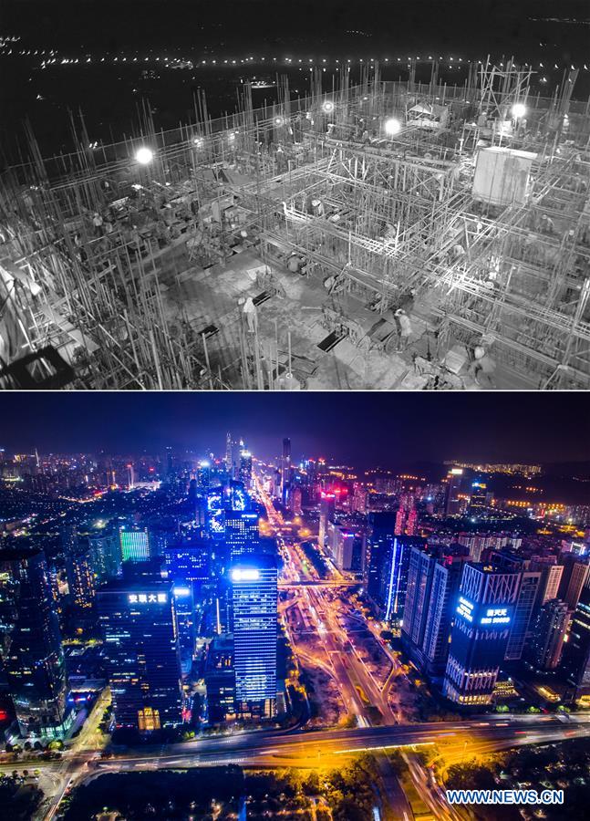 CHINA-GUANGDONG-SHENZHEN-DEVELOPMENT-COMPARISON (CN)