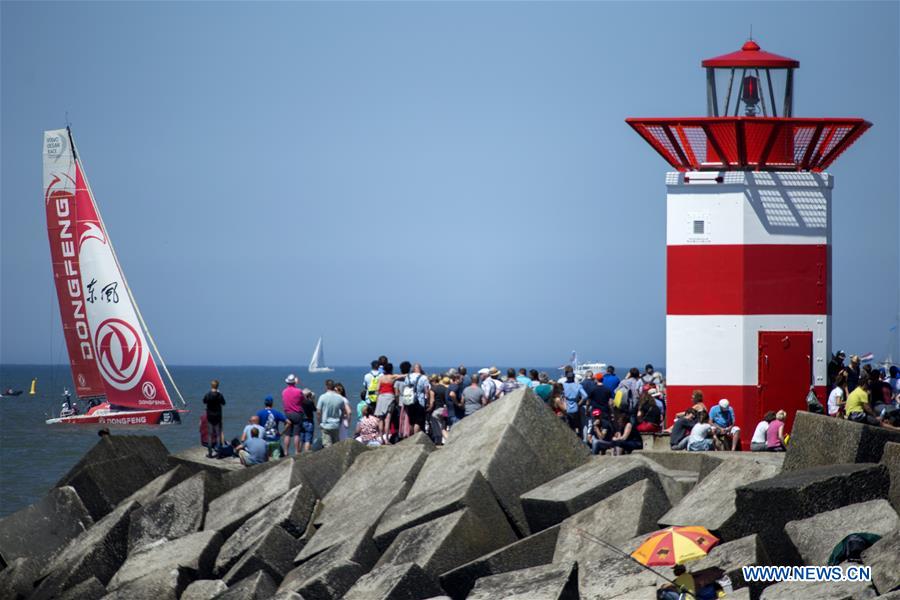 (SP)NETHERLANDS-THE HAGUE-VOLVO OCEAN RACE-DONGFENG