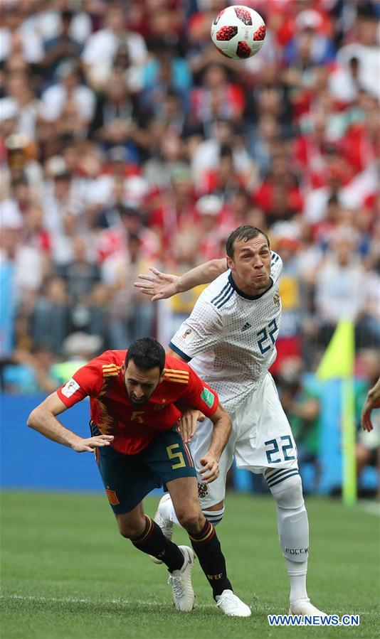 (SP)RUSSIA-MOSCOW-2018 WORLD CUP-ROUND OF 16-SPAIN VS RUSSIA