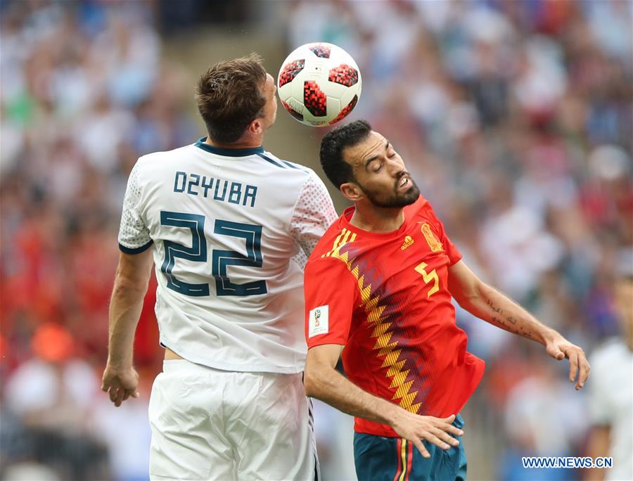 (SP)RUSSIA-MOSCOW-2018 WORLD CUP-ROUND OF 16-SPAIN VS RUSSIA