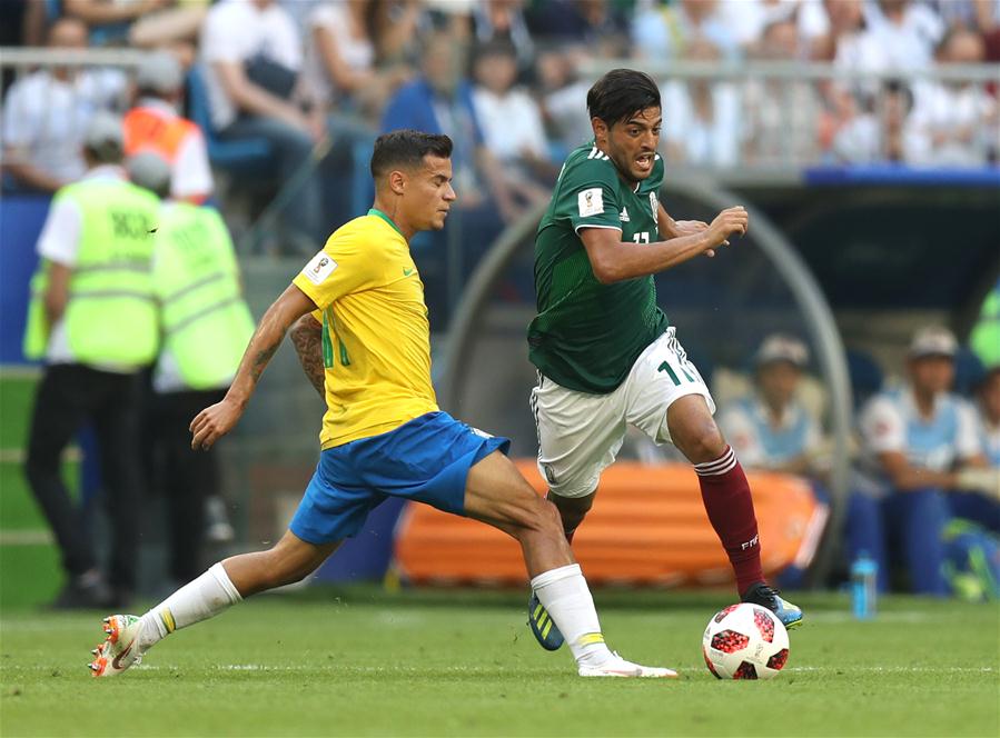 (SP)RUSSIA-SAMARA-2018 WORLD CUP-ROUND OF 16-BRAZIL VS MEXICO